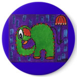 Ive got that rainy day feeling Colossal Button