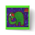 Ive got that rainy day feeling Square Button