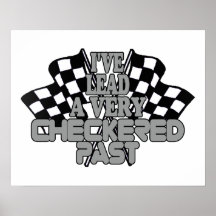 I've Lead A Very Checkered Past Poster