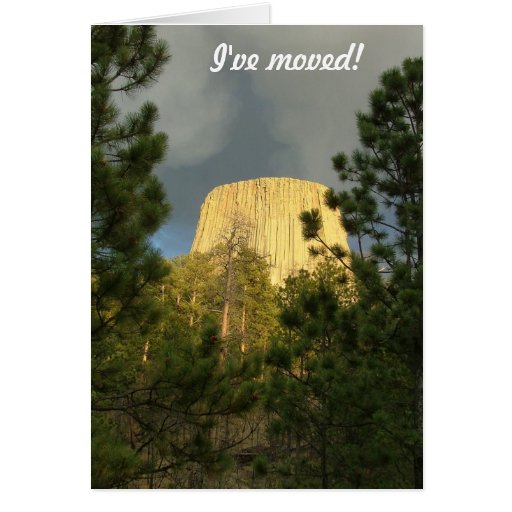 I've moved - to Wyoming Card
