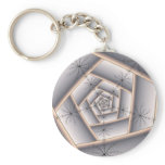 Ivory and Bamboo Keychain