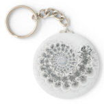 Ivory and Marble Keychain