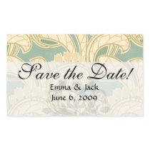 ivory and sage art nouveau botanical pattern flora sticker