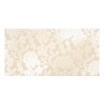 Ivory Bride Personalized Photo Card