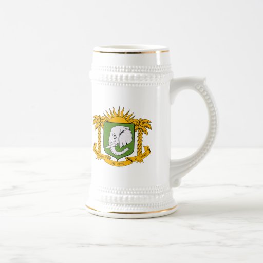 Ivory Coast Coat of Arms Mug