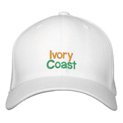 Ivory Coast  - Côte d'Ivoire Embroidered Hat