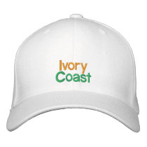 Ivory Coast  - Côte d'Ivoire Embroidered Hat