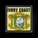 IVORY COAST.(Côte d'Ivoire) T-Shirt And etc Pinback Buttons