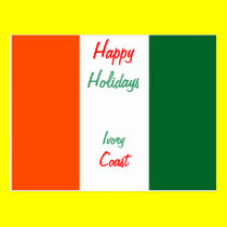 Ivory coast holidays postcards