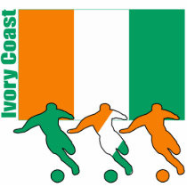 Ivory Coast - Soccer Players Cut Out