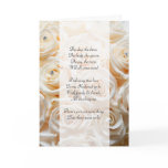 Ivory rose and diamonds  Be my bridemaid card