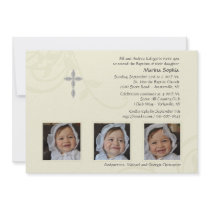 Ivory Splendour Photo Invitation