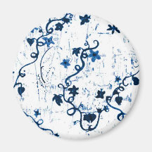 Ivy Abstract 4 Magnet