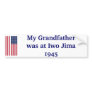 Iwo Jima - 1945 Bumper Sticker