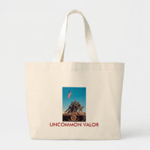 iwo-jima-memorial-1, UNCOMMON VALOR Canvas Bag