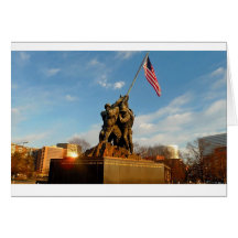 Iwo Jima Memorial Greeting Card