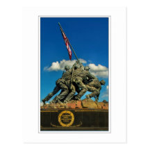 Iwo Jima Memorial Postcard