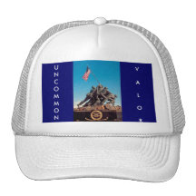 Iwo Jima Memorial  UNCOMMON, VALOR Trucker Hats