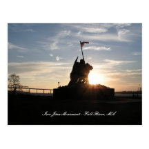 Iwo Jima Monument - Fall River, MA Postcards