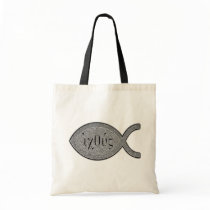 IXOYE Fish - Stone Effect Tote Bag