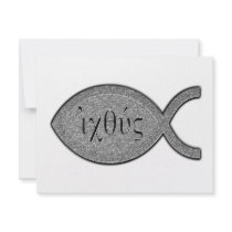 IXOYE Fish - Stone Effect Invitations