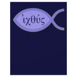 IXOYE Greek Text - Blue Parchment