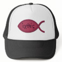 IXOYE Greek Text - Red Parchment hats