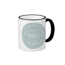 IXTHUS Christian Fish Symbol - SILVER Coffee Mug