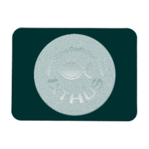 IXTHUS Christian Fish Symbol - SILVER Magnets