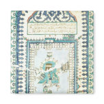 Iznik tile with a representation of Mecca magnets
