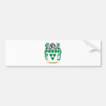 Izzard Coat of Arms (Family Crest) Bumper Stickers