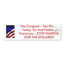 j0400756, Tea Parties Today Bumper Stickers