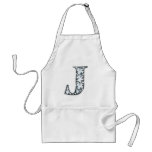 "J" Diamond Bling Apron