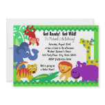 J is for Jungle invitations