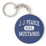 J J Pearce - Mustangs - High - Richardson Texas Key Chains