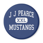 J J Pearce - Mustangs - High - Richardson Texas magnets