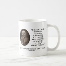 J.P. Morgan First Step Towards Getting Somewhere Mugs