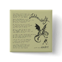 Jabberwocky Poem Pins