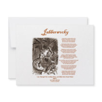Jabberwocky Poem by Lewis Carroll (Black Adder)