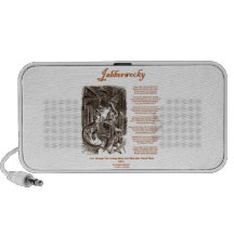 Jabberwocky Poem by Lewis Carroll (Black Adder) Travelling Speakers
