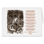 Jabberwocky Poem by Lewis Carroll Greeting Cards