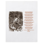 Jabberwocky Poem by Lewis Carroll flyers