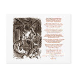 Jabberwocky Poem by Lewis Carroll Postcards