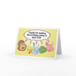 Jabloo Birthday Party Thank You Card