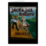 Jack and Jill Biscuits vintage advertising poster cards