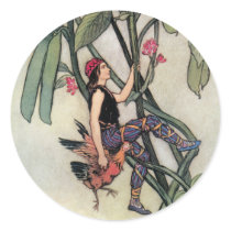 Jack and The Beanstalk Round Sticker