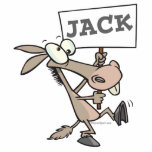 JACK ASS JACKASS DONKEY CARTOON photo sculptures