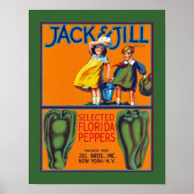 Jack & Jill Florida Peppers Print