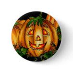 JACK-O-LANTERN by SHARON SHARPE buttons