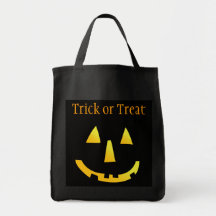 Jack o Lantern Canvas Bags